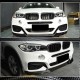 Накладка на передний бампер Карбон (M-Sport) для BMW X6 F-16 2014-2019 гг