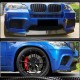 Накладка на передний бампер Карбон V2 (для X6M) для BMW X6 E-71 2008-2014 гг