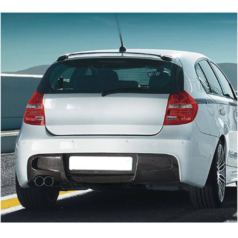 Диффузор заднего бампера V2 для E87 M-Sport, Карбон для BMW 1 серия E81/82/87/88 2004-2011 гг Диффузор заднего бампера V2 для E87 M-Sport, Карбон для BMW 1 серия E81/82/87/88 2004-2011 гг