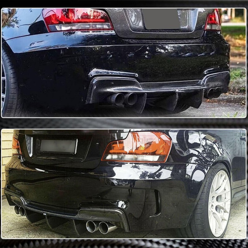 Диффузор заднего бампера (для 1M E82, Карбон) для BMW 1 серия E81/82/87/88 2004-2011 гг Диффузор заднего бампера (для 1M E82, Карбон) для BMW 1 серия E81/82/87/88 2004-2011 гг