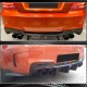 Диффузор заднего бампера FRP (для 1M E82) для BMW 1 серия E81/82/87/88 2004-2011 гг