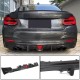 Диффузор заднего бампера V2 (для F22/F23 M-Sport, Карбон) для BMW 2 серия F22/23 2014-2021 гг