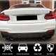 Диффузор заднего бампера V4 (для F22/F23 M-Sport, Карбон) для BMW 2 серия F22/23 2014-2021 гг