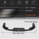 Диффузор заднего бампера V1 (для F87 M2/M2С, Карбон) для BMW 2 серия F22/23 2014-2021 гг