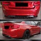 Диффузор заднего бампера V1 (для F87 M2/M2С, Карбон) для BMW 2 серия F22/23 2014-2021 гг