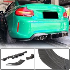 Диффузор заднего бампера Карбон V2 (для F87) для BMW 2 серия F22/23 2014-2021 гг