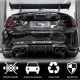 Диффузор заднего бампера V2 (для F87 M2/M2С, Карбон) для BMW 2 серия F22/23 2014-2021 гг