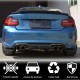 Диффузор заднего бампера V3 (для F87 M2/M2С, Карбон) для BMW 2 серия F22/23 2014-2021 гг