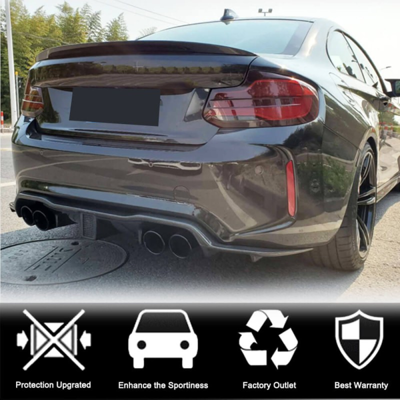 Задний Диффузор V7 (для F87 M2/M2C, Карбон) для BMW 2 серия F22/23 2014-2021 гг Задний Диффузор V7 (для F87 M2/M2C, Карбон) для BMW 2 серия F22/23 2014-2021 гг