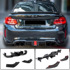 Диффузор заднего бампера Карбон V8 (для F87) для BMW 2 серия F22/23 2014-2021 гг