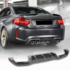Дифузор заднього бампера V5 (для F87 M2/M2С, Карбон) для BMW 2 серія F22/23 2014-2021 рр