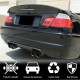 Диффузор заднего бампера Карбон Fiber V2 (для M3) для BMW 3 серия E-46 1998-2006 гг