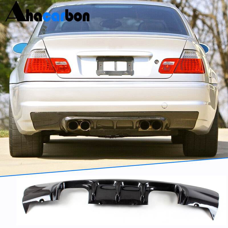Диффузор заднего бампера Карбон V3 (для M3) для BMW 3 серия E-46 1998-2006 гг