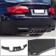 Диффузор заднего бампера Hamann-Style (для E92/E93 M3, Карбон) для BMW 3 серия E-90/91/92/93 2005-2011 гг