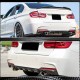 Диффузор заднего бампера V1 (для F30 M-Sport, Карбон) для BMW 3 серия F-30/31/34 2012-2019 гг