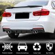 Диффузор заднего бампера V4 (для F30 M-Sport, Карбон) для BMW 3 серия F-30/31/34 2012-2019 гг