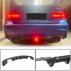 Диффузор заднего бампера Карбон V9 (для M-Sport) для BMW 3 серия F-30/31/34 2012-2019 гг