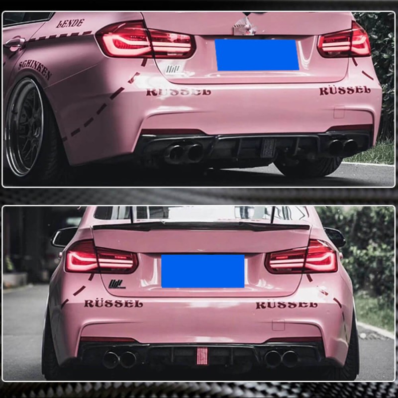 Диффузор заднего бампера Carbon V9 (для M-Sport) для BMW 3 серия F-30/31/34 2012-2019 гг Диффузор заднего бампера Carbon V9 (для M-Sport) для BMW 3 серия F-30/31/34 2012-2019 гг