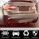 Диффузор заднего бампера Carbon V9 (для M-Sport) для BMW 3 серия F-30/31/34 2012-2019 гг Диффузор заднего бампера Carbon V9 (для M-Sport) для BMW 3 серия F-30/31/34 2012-2019 гг