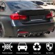 Диффузор заднего бампера V2 (для F30 M-Sport, Карбон) для BMW 3 серия F-30/31/34 2012-2019 гг