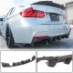 Диффузор заднего бампера V2 (для F30 M-Sport, Карбон) для BMW 3 серия F-30/31/34 2012-2019 гг