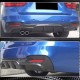 Диффузор заднего бампера V1 (для F34 M-Sport, Карбон) для BMW 3 серия F-30/31/34 2012-2019 гг