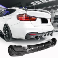 Дифузор заднього бампера V2 (для F34 M-Sport, Карбон) для BMW 3 серія F-30/31/34 2012-2019 рр