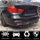 Диффузор заднего бампера V4 (для F34 M-Sport, Карбон) для BMW 3 серия F-30/31/34 2012-2019 гг