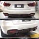 Диффузор заднего бампера V4 (для F34 M-Sport, Карбон) для BMW 3 серия F-30/31/34 2012-2019 гг