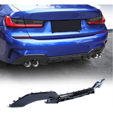 Диффузор заднего бампера FRP V2 (2022-2025, M-Sport) для BMW 3 серия G20/21 2018- гг