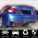 Диффузор заднего бампера V1 (для M-Sport, Карбон) для BMW 4 серия F-32 2012-2020 гг