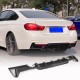 Диффузор заднего бампера V4 (для M-Sport, Карбон) для BMW 4 серия F-32 2012-2020 гг