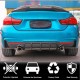 Диффузор заднего бампера V3 (для M-Sport, Карбон) для BMW 4 серия F-32 2012-2020 гг