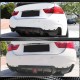 Диффузор заднего бампера V7 (для M-Sport, Карбон) для BMW 4 серия F-32 2012-2020 гг