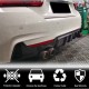 Диффузор заднего бампера V7 (для M-Sport, Карбон) для BMW 4 серия F-32 2012-2020 гг