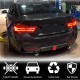 Диффузор заднего бампера V7 (для M-Sport, Карбон) для BMW 4 серия F-32 2012-2020 гг