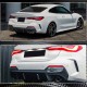 Диффузор заднего бампера V2 (для G22/G23 M-Sport, Карбон) для BMW 4 серия G22/23/26 2020- гг
