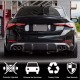 Диффузор заднего бампера V2 (для G26 M-Sport, Карбон) для BMW 4 серия G22/23/26 2020- гг