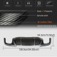 Диффузор заднего бампера Карбон V2 (M-Sport) для BMW 5 серия F-10/11/07 2010-2016 гг
