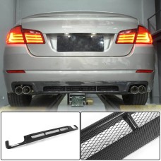 Диффузор заднего бампера (для F10 Base 2010-2013, Карбон) для BMW 5 серия F-10/11/07