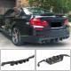 Диффузор заднего бампера V2 (для F10 M-Sport, Карбон) для BMW 5 серия F-10/11/07 2010-2016 гг