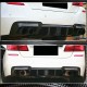 Диффузор заднего бампера V2 (для F10 M-Sport, Карбон) для BMW 5 серия F-10/11/07 2010-2016 гг