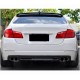Диффузор заднего бампера V4 (для F10 M-Sport, Карбон) для BMW 5 серия F-10/11/07 2010-2016 гг