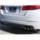 Диффузор заднего бампера V4 (для F10 M-Sport, Карбон) для BMW 5 серия F-10/11/07 2010-2016 гг