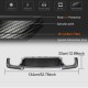 Диффузор заднего бампера Карбон V4 (для M5) для BMW 5 серия F-10/11/07 2010-2016 гг