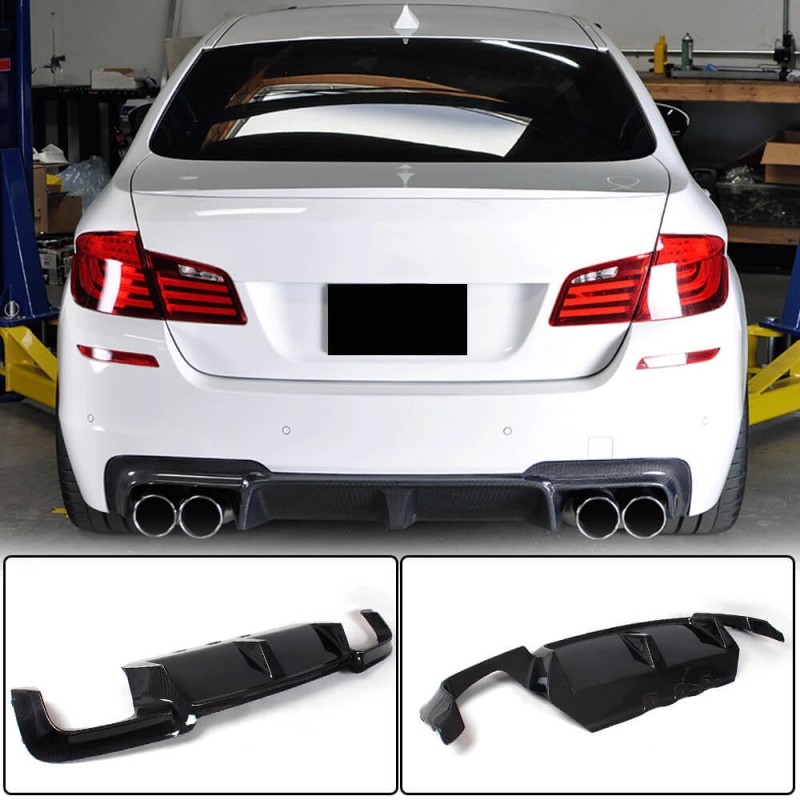 Диффузор заднего бампера Карбон V7 (для M5) для BMW 5 серия F-10/11/07 2010-2016 гг