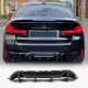 Диффузор заднего бампера Карбон V1 (2017-2020, F90) для BMW 5 серия G30/31