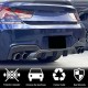 Диффузор Заднего Бампера Карбон V2 (M-Sport) для BMW 6 F12/F13/F06 2011-2018 гг