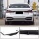 Диффузор заднего бампера Карбон (для M-Sport 2019-2022, Карбон) для BMW 7 серия G11/G12