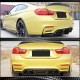 Диффузор заднего бампера V1 (для F82/F83, Карбон) для BMW 4 серия F-32 2012-2020 гг